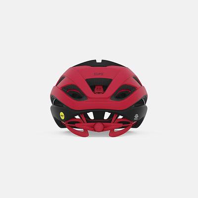 Giro Eclipse Spherical MIPS Road Cycling Helmet (Matte Black/White/Bright Red)