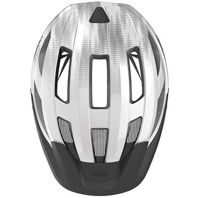 Abus Macator Road Cycling Helmet (White Silver)