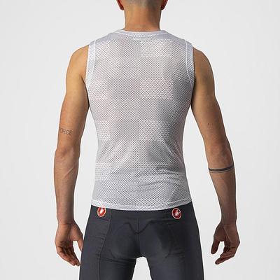 Castelli Pro Mesh Mens Cycling Baselayer (Silver Gray)