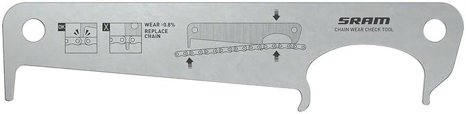 SRAM Chain Wear Check Tool (Silver)