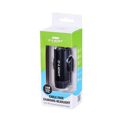 D-Light CG-123P Rechargeable Front Light (Black)