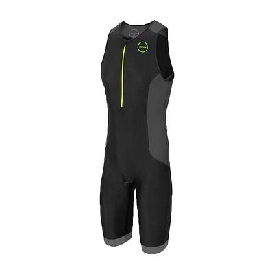 Zone 3 Aquaflo Plus Sleeveless Men's Triathlon Suit (Black/Neon Green)