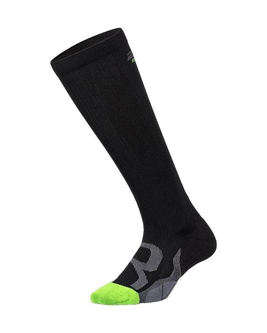 2XU UA5691E Recovery Unisex Compression Socks (Black/Grey)