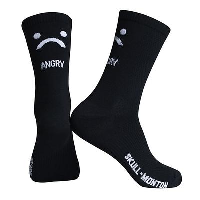 Monton Angry Men's Cycling Socks (Black)