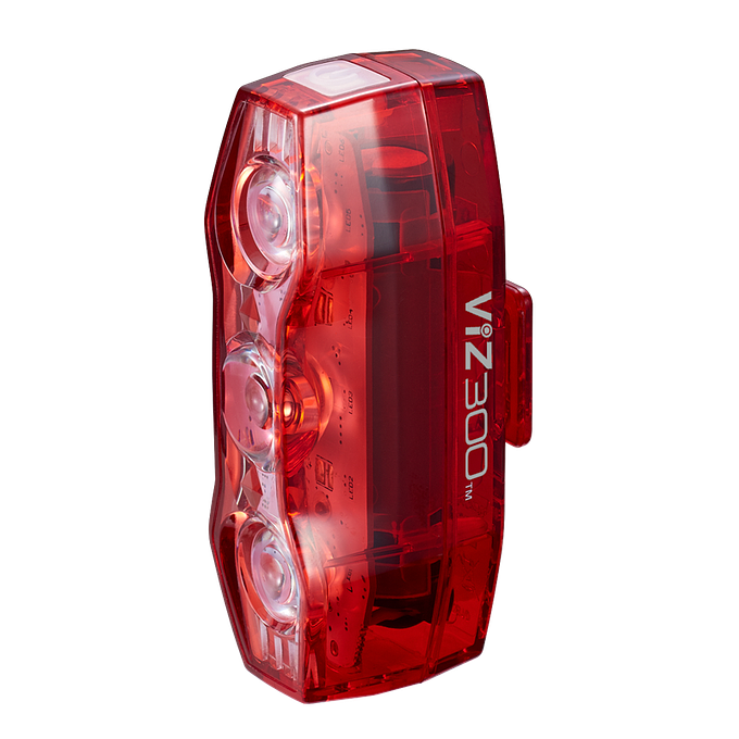 Cateye Viz 300 Rear Light (Red)