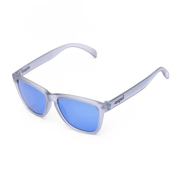 Craycol Storm Surfers Sport Sunglasses (Translucent Grey/Blue Reflective)