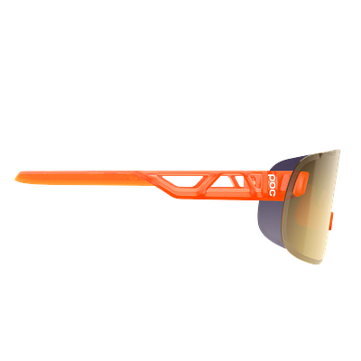 POC Elicit Sport Sunglasses (Fluorescent Orange Translucent)