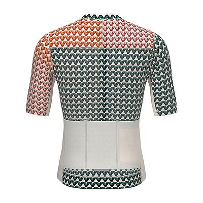 Valore V-Motiva Men's Cycling Jersey (Green/Rust)