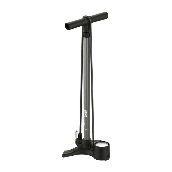 Lezyne Macro Drive High Pressure Dual Valve Floor Pump (Flat Grey)