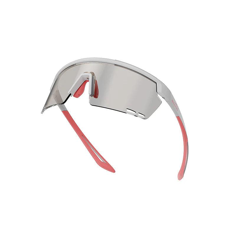 Magicshine Rouler Photochromic Sports Sunglasses (White/Pink)