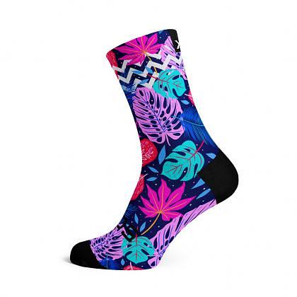 Sox Footwear Tropical Nights Casual Crew Unisex Multi Sport Socks (Print)