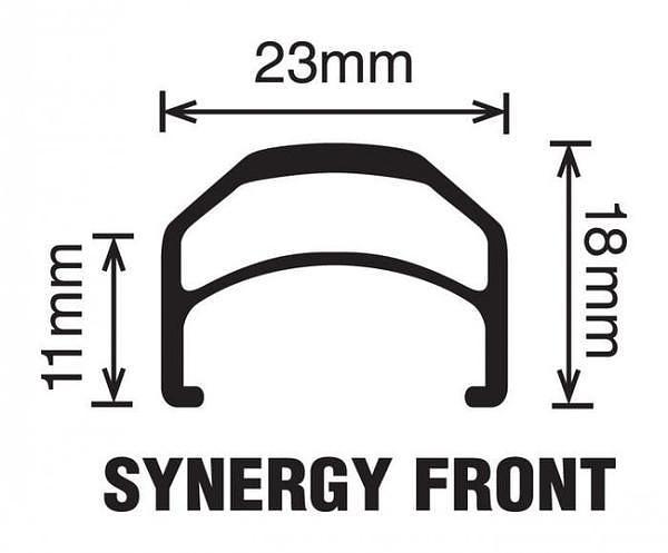 Velocity Synergy MSW 27.5" Rim Brake Rims (Silver)