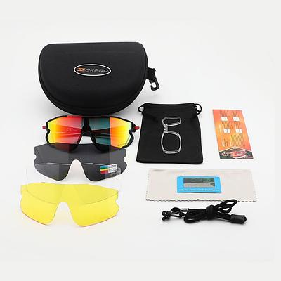 Zakpro Professional Outdoor Sport Sunglasses (Fluorescent Green)