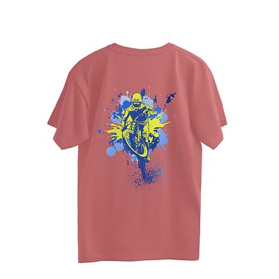 Sport Canvas Splash Oversized Unisex T-Shirt