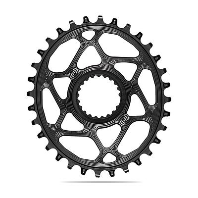 AbsoluteBlack Shimano 1x Hyperglide Oval 12 Speed Chainring (Black)