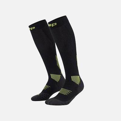 CEP Compression Core Run 5.0 Men's Compression Socks (Black/Lime)