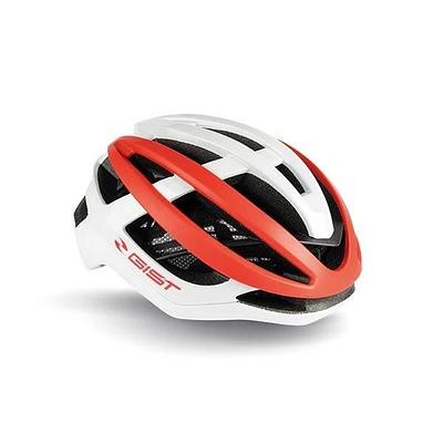 Gist Sonar Road Cycling Helmet (White/Red)