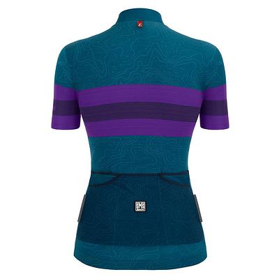Santini Eroica Opera Women's Cycling Jersey (Teal)