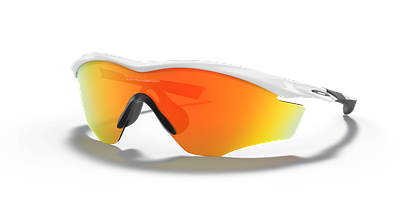 Oakley M2 Frame XL Sport Sunglasses (Fire Iridium/Polished White)