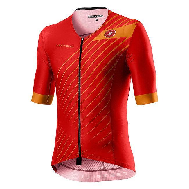 Castelli Free Speed 2 Race Men's Triathlon Top (Red/Fiery Red)