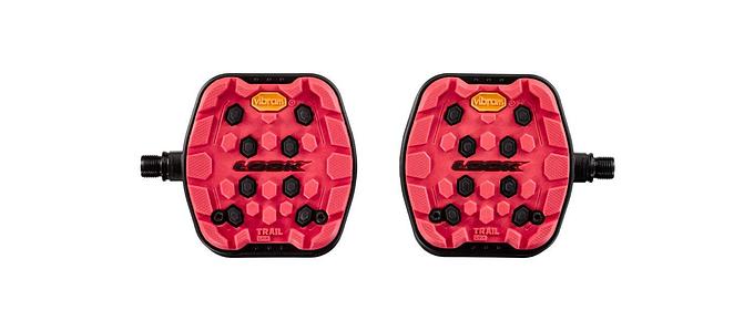Look Trail Grip Platform Pedals (Red)