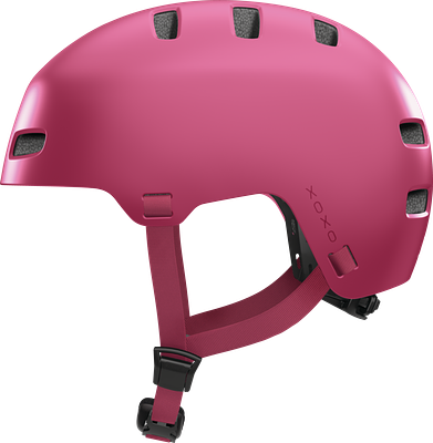 Abus XOXO Road Cycling Helmet (Mono Red)