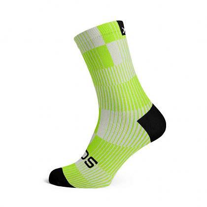 Sox Footwear Slight Green Minimalist Crew Unisex Multi Sport Socks (Print)
