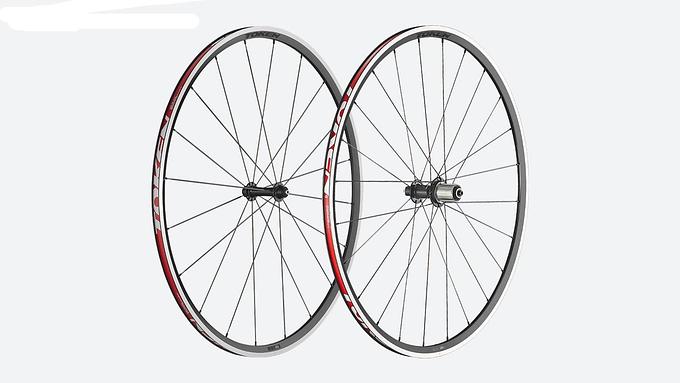 Token Resolute Aluminium Rim Brake Wheel (Black)