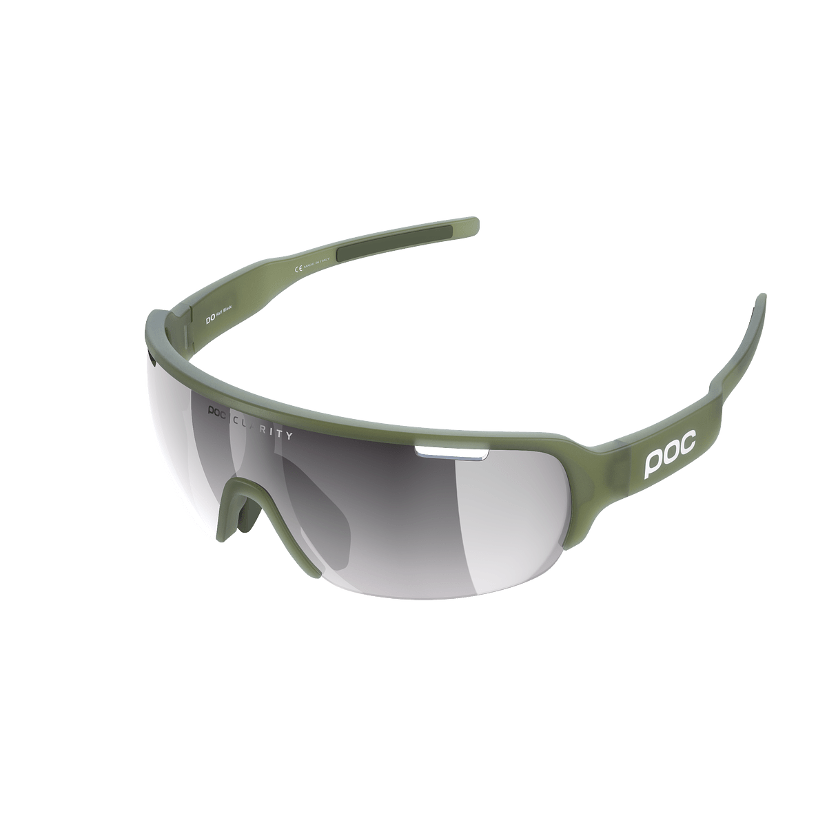 POC Do Half Blade Sport Sunglasses (Epidote Green Translucent)