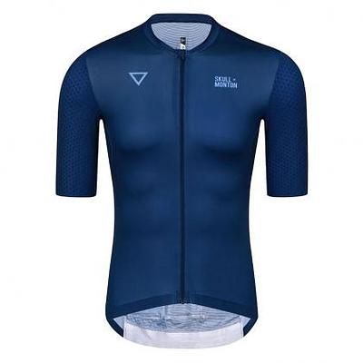 Monton Water Men's Cycling Jersey (Blue)