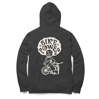Sport Canvas Bike Power Regular Fit Unisex Hoodie