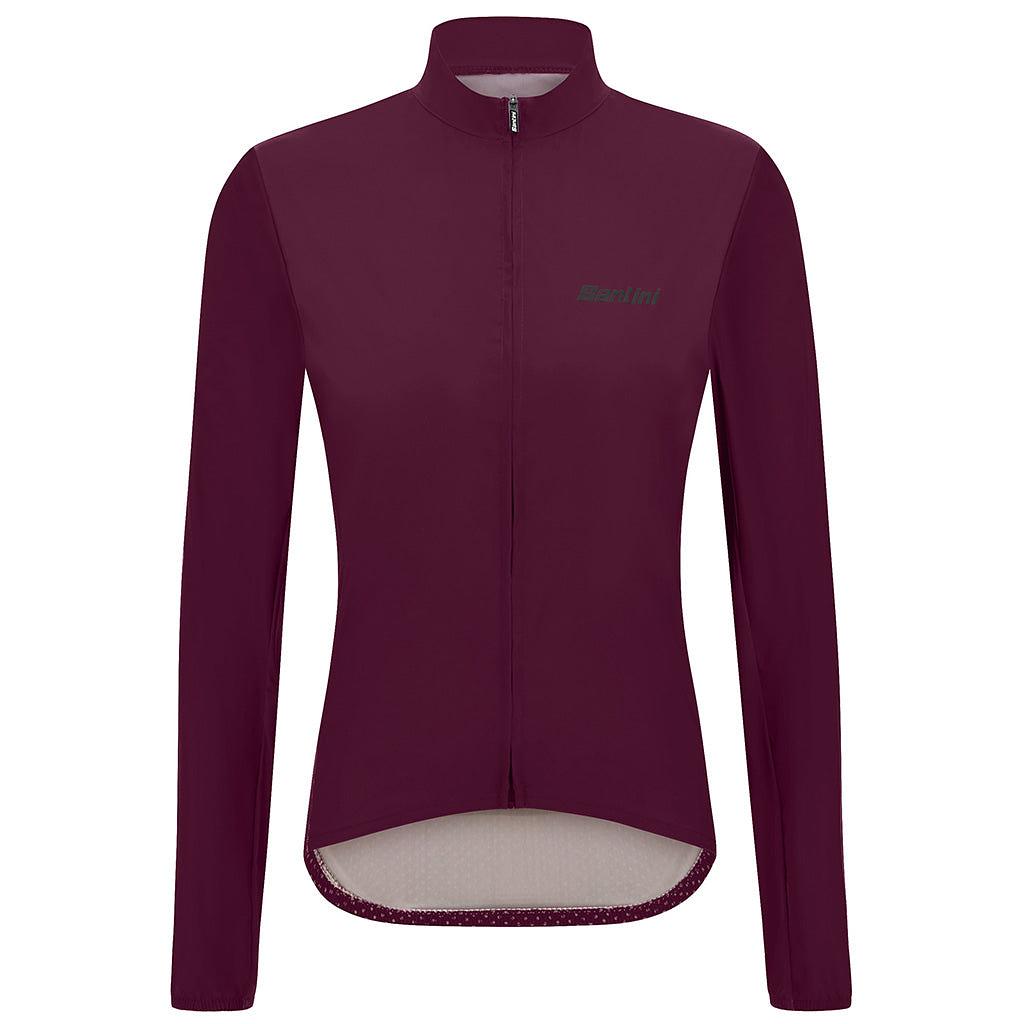 Santini Ready To Ride Wind Cycling Jacket (Burgundy)
