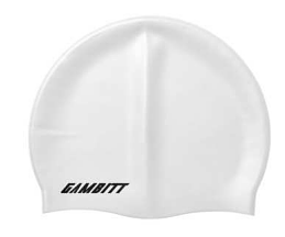 Gambitt Surfer Swimming Cap (White)