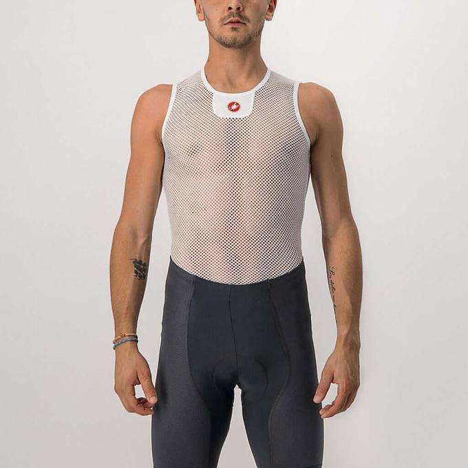 Castelli Core Mesh 3 Sleeveless Mens Cycling Baselayer (White)