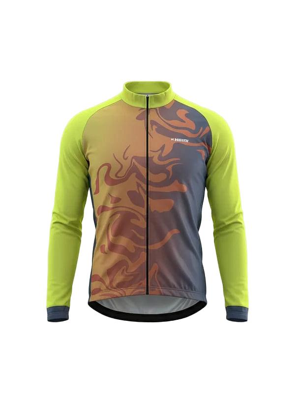 Heini Nizza 574 Thermal Men's Cycling Jersey (Print)