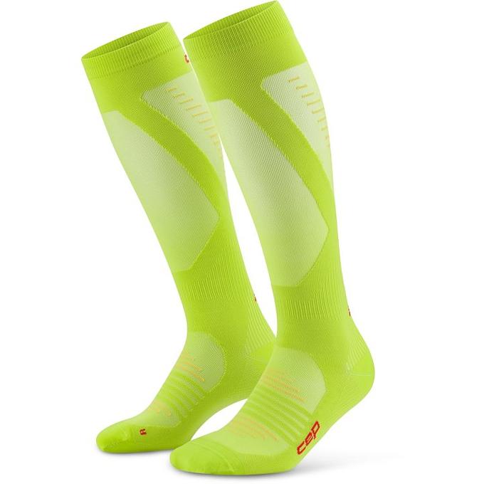 CEP Compresson Pro Run Ultralight Tall Women's Compression Socks (Lime)