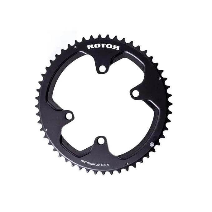 Rotor 110/4 BCD 11 Speed Round Chainring (Black)