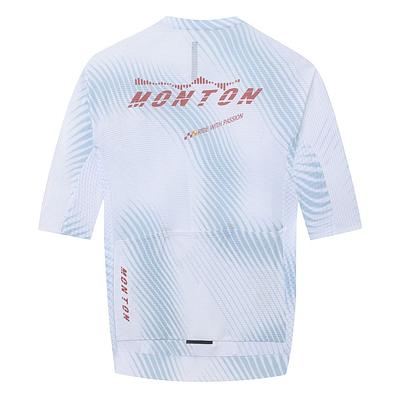 Monton Shadow Fade Men's Cycling Jersey (White)