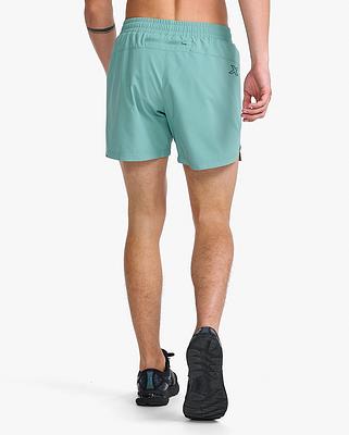 2XU Aero 5 Inch Men's Running Shorts (Raft/Pine Reflective)