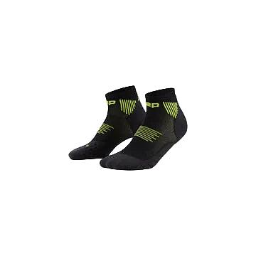 CEP Compression Core Run Low Cut 5.0 Men's Compression Socks (Black/Lime)