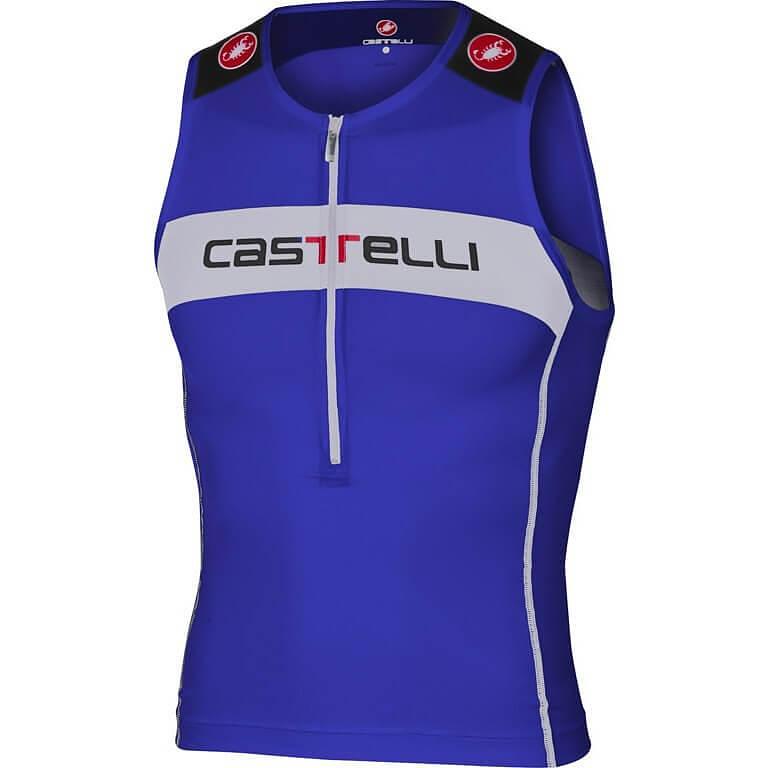 Castelli Core Men's Triathlon Top (Surf Blue/White)