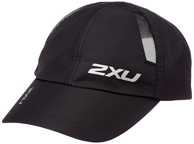 2XU UQ5685F Run Cap (Black/Black OSFA)