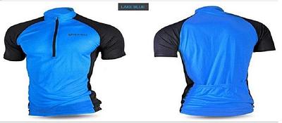 Nuckily NJ601 Mens Cycling Jersey (Blue)