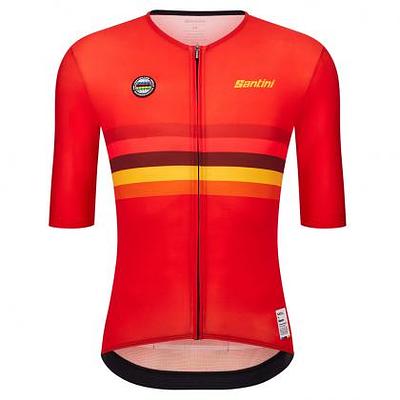 Santini UCI World Champion Nations Line Unisex Cycling Jersey (Spain)