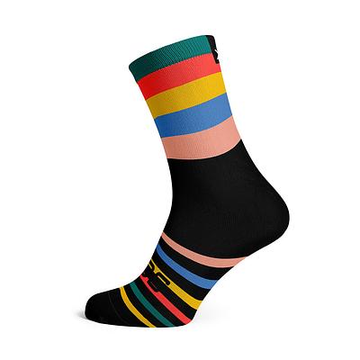 Sox Footwear Endurance Crew Unisex Running Sockss (Print)