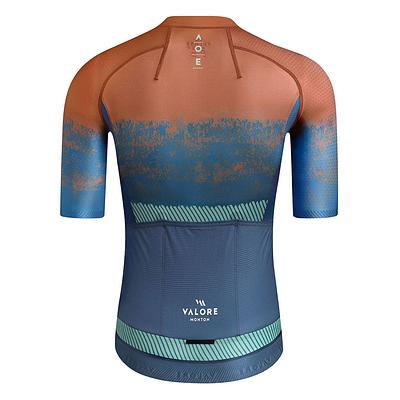 Monton Valore Terra Gradient Men's Cycling Jersey (Ocean Rust)