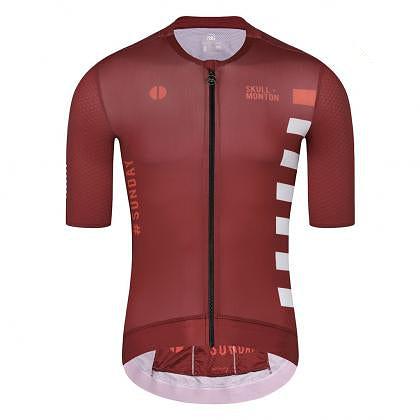 Monton Sunday II Men's Cycling Jersey (Red/Purple)