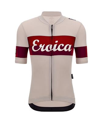 Santini Eroica Quiete Men's Cycling Jersey (Cappuccino)