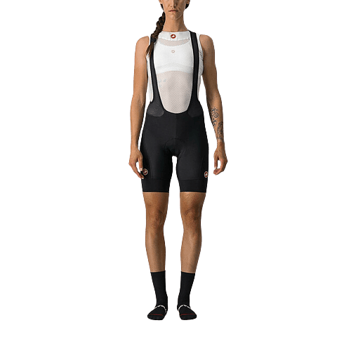 Castelli Velocissima 2 Women's Cycling Bibshorts (Black/Dark Gray)