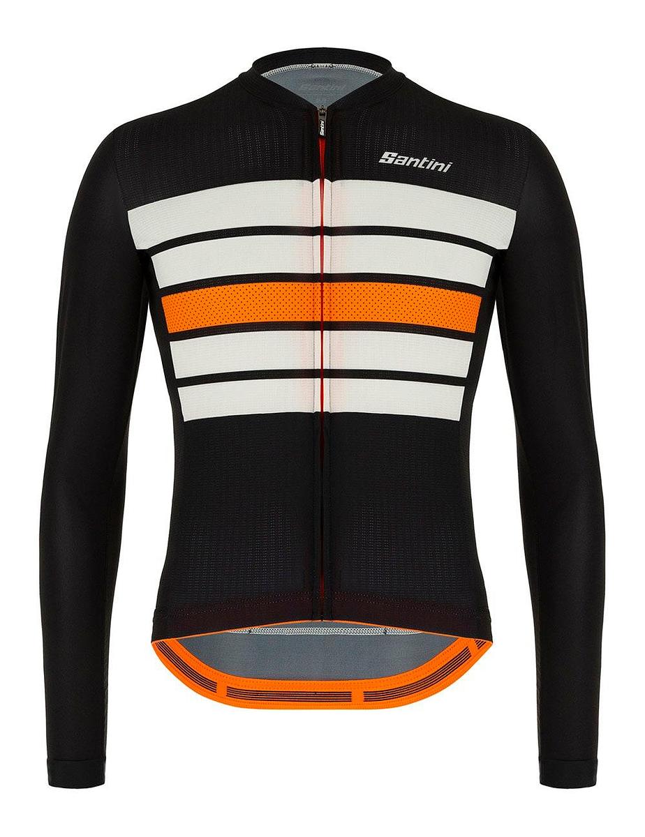 Santini Eco Sleek Bengal Mens Cycling Jersey (Black)